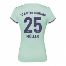 Футболка женская Бавария Мюнхен гостевая сезон 2018/19 Мюллер 25