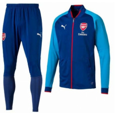 Сине-голубой костюм для тренировок Арсенал сезон 2018/19