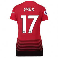 Футболка женская Манчестер Юнайтед домашняя сезон 2018/19 Фред 17