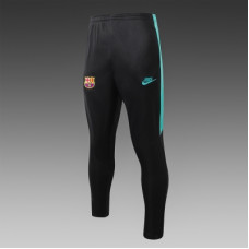 Барселона тренировочные штаны темно-синие с бирюзовыми вставками сезон 2019-2020