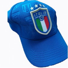Сборная Италии кепка голубая с тиснением