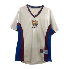 Барселона гостевая ретро-футболка сезона 1998-1999