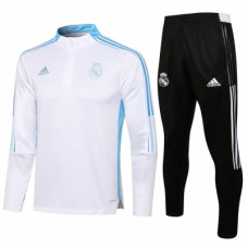 Реал Мадрид тренировочный костюм 2021-2022 бело-голубой