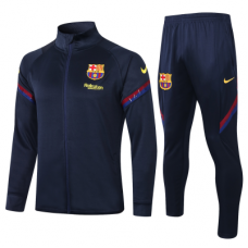 Барселона детский спортивный костюм 2021-2022 темно-синий