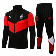 Милан спортивный костюм 2021-2022 черный с красным