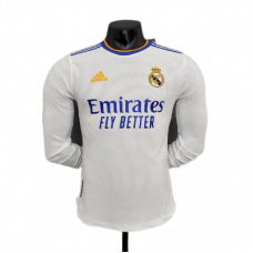 Реал Мадрид домашняя футболка с длинным рукавом (игровая версия) 2021-2022