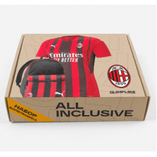 Набор болельщика "Милан" ALL Inclusive (футболка+рюкзак+кепка+шарф)