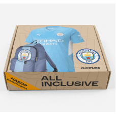 Набор болельщика "Манчестер Сити" ALL Inclusive (футболка+рюкзак+ кепка+ шарф)