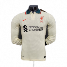 Ливерпуль гостевая футболка с длинным рукавом (игровая версия) 2021-2022