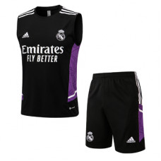 Реал Мадрид тренировочный комплект чёрный с фиолетовым 2022-2023