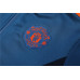 Манчестер Юнайтед спортивный костюм 2022-2023 синий с оранжевым