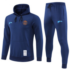 ПСЖ спортивный костюм с худи синий 2022-2023