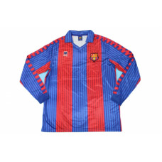 Барселона домашняя ретро-футболка с длинным рукавом сезон 1991-1992