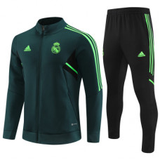 Реал Мадрид детский спортивный костюм 2022-2023 тёмно-зелёный