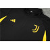 Ювентус тренировочный костюм 2023-2024 чёрный с жёлтым
