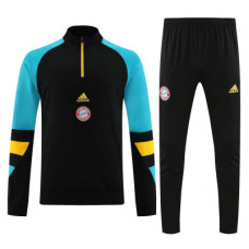 Бавария тренировочный костюм 2023-2024 icon чёрно-бирюзовый