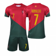 Сборная Португалии детская домашняя форма 2022-2023 Роналду 7