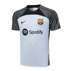 Барселона тренировочная футболка 2023/24 серо-зелёная