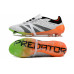 Бутсы adidas PREDATOR ACCURACY+ серые с оранжевым и салатовым