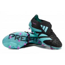 Бутсы adidas PREDATOR ACCURACY+ чёрно-бирюзовые с фиолетовым