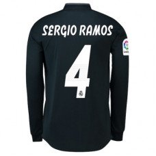 Реал Мадрид Футболка гостевая 2018/19 с длинным рукавом Серхио Рамос 4