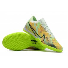 Футзалки Nike Air Zoom Mercurial Vapor XV Elite салатовые с оранжевым