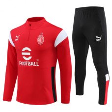 Милан тренировочный костюм красный 2023-2024
